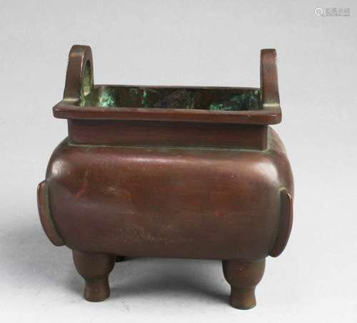 ANTIQUE CHINESE BRONZE CENSER