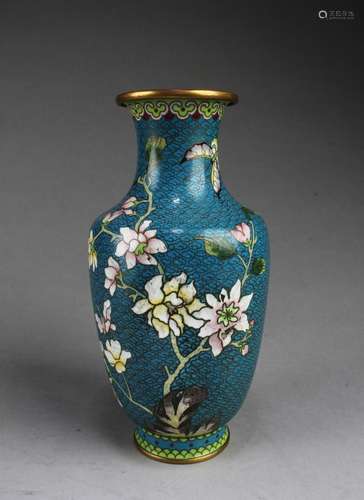 CHINESE CLOISONNE VASE