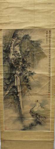 CHINESE HANGING SCROLL PAINTING