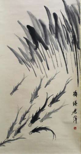 CHINESE HANGING SCROLL PAINTING