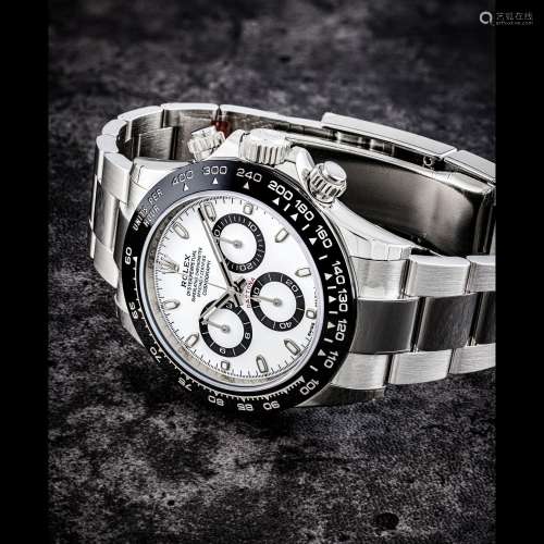 勞力士，不鏽鋼自動上弦計時鏈帶腕錶， DAYTONA ，型號116500LN，約2...
