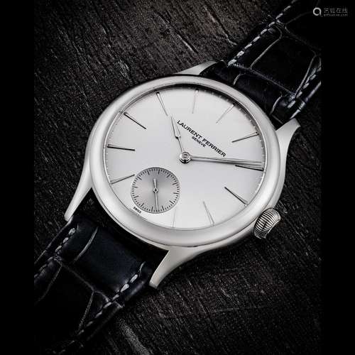 LAURENT FERRIER，18K白金自動上弦腕錶，GALET MICRO-ROTOR，附原廠...