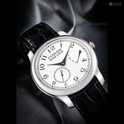 F.P. JOURNE，鉑金腕錶，配動力儲存，CHRONOMÈTRE SOUVERAIN，約2013...