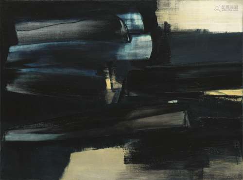 彼埃 · 蘇拉吉 (1919 年生) 畫作 97 x 130 公分，1962年6月5日
