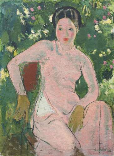 蘇玉雲 (1906-1954) 年輕女子肖像