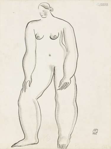 常玉 (1895-1966) 站姿裸女