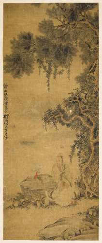 MALEREI IM STIL VON CHEN HONGSHOU (1598–1652).China