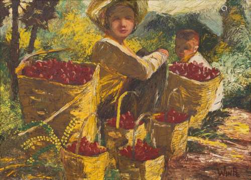 Win Pe (b. 1935) Strawberry Seller