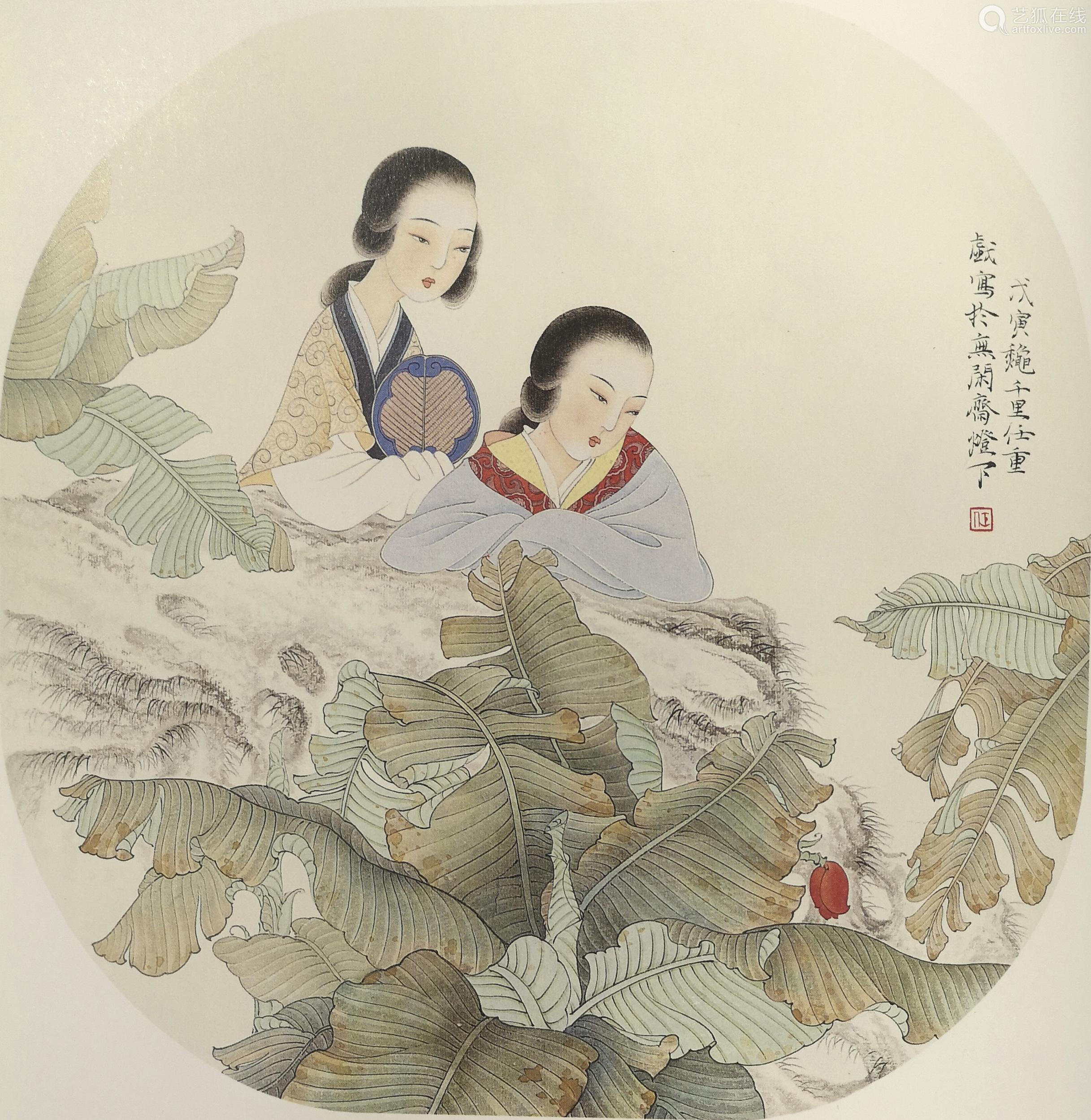 2拍品描述任重(b.1976),祖籍河北,字千里,画室名浴桐小馆,职业画家.