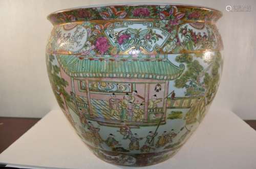 Antique 19th Century Chinese Porcelain Planter