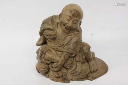 Chinese Bamboo Carcved Figural