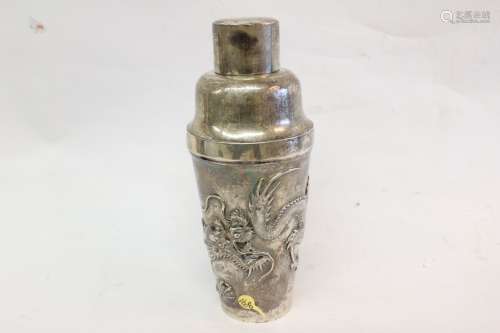 Chinese Sterling Silver Shaker
