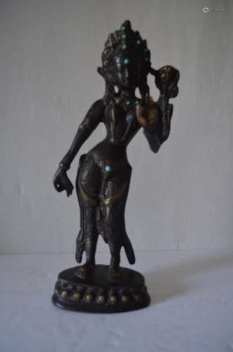 19th C Antique Tibetan Bronze Figurines