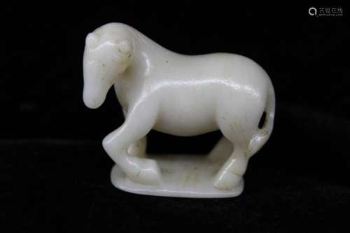 Chinese Jade Carved Horse