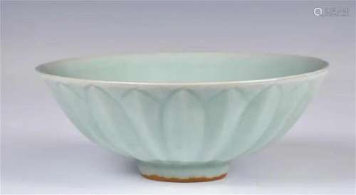A Longquan Celadon Lotus Bowl