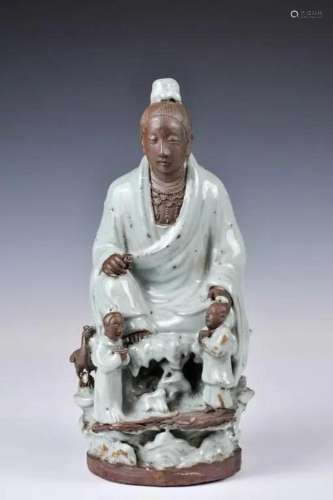 A Longquan Statue, Qing