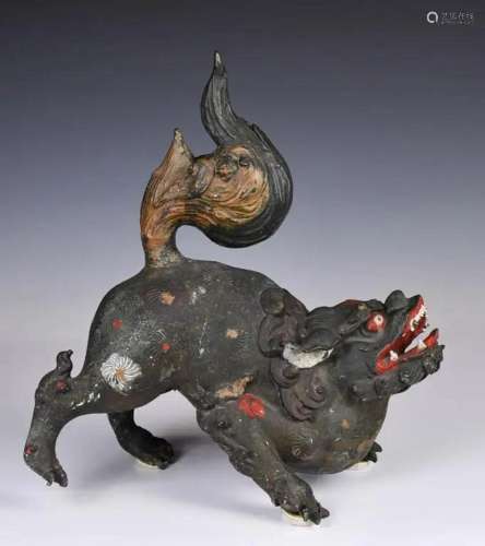 A Bronze Mythical Beast Qing