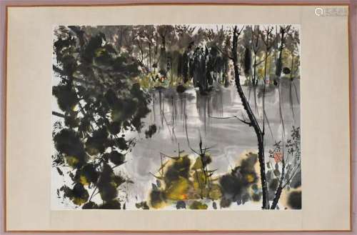 After Wu Guanzhong(1919-2010) Landscape