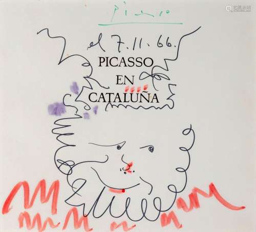 PABLO PICASSO (Malaga, 1881- Mougins, 1973)."Picasso in...