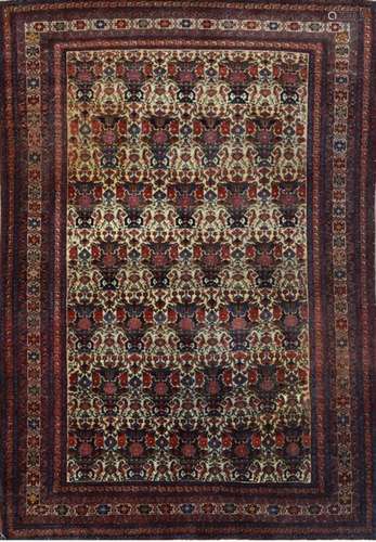 Original Afchar  décor Zil y sultan Iran, milieu XX <br />
V...