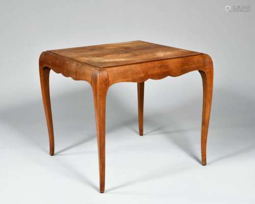 RENE PROU (1889-1947),  DANS LE GOUT DE Table à jeu en bois ...