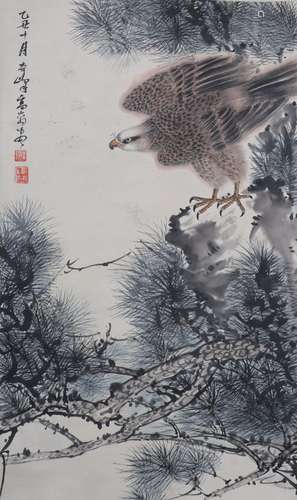 A Gao qifeng's eagle painting