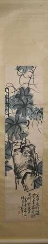 Modern Wu changshuo's flower painting