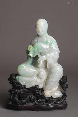 A jade statue of Avalokitesvara