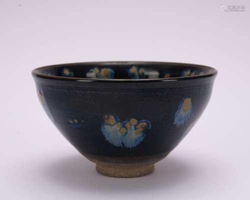 A yohen Tenmoku bowl