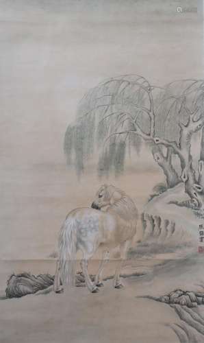 A Ma jin's horse painting