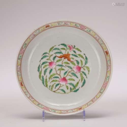 A famille-rose 'peach' dish