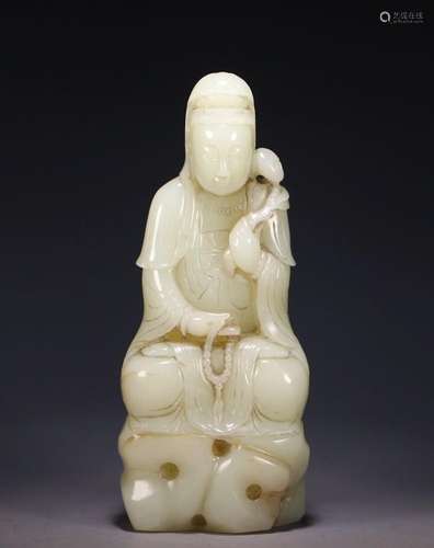 A jade statue of Avalokitesvara