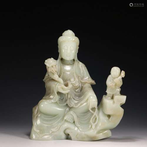 A jade statue of Avalokitesvara