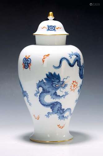 Large lidded vase