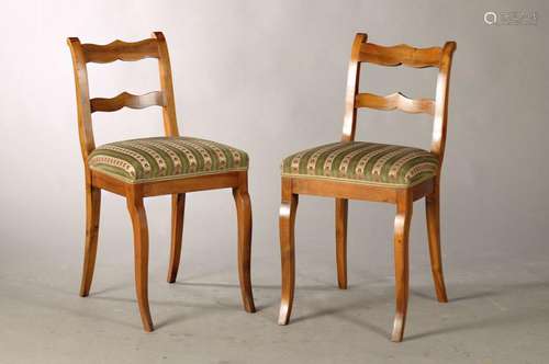 Pair of Biedermeier chairs