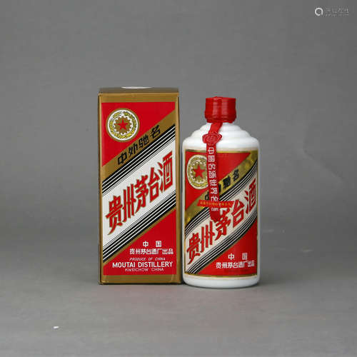 1995年产五星牌铁盖茅台酒 酱香型 500ml 53度