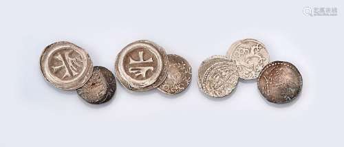 10 Silberpfennige 13.-14. Century