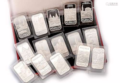 15 pure silver bar each 1 ounce Fine Silver 999