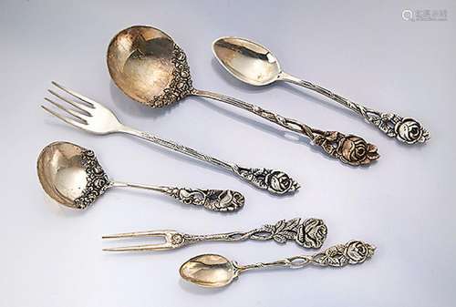 Cake cutlery for 8 persons