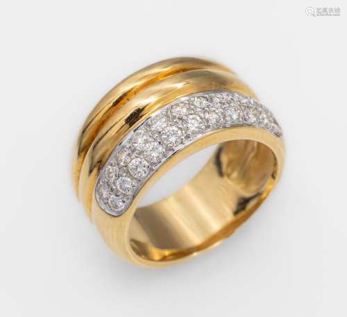 18 kt gold brilliant-ring