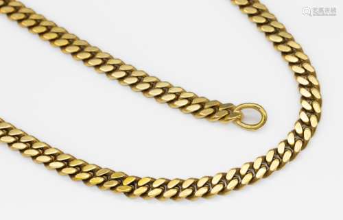 8 kt gold curb chain