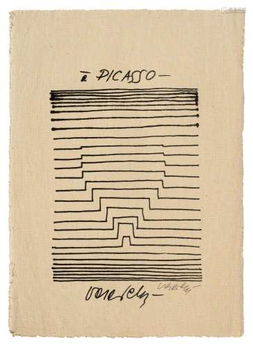 VICTOR VASARELY, A Picasso