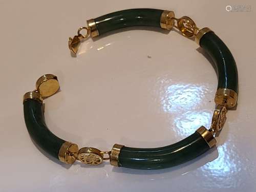 Natural jade bracelet