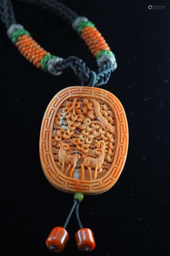 Natural coral necklace (Big)