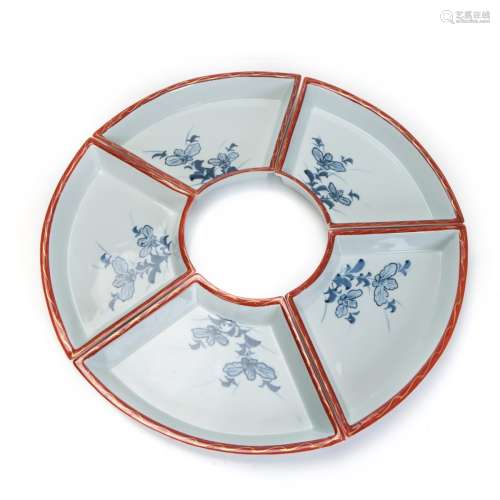 JAPANESE IMARI SWEET MEAT DISH GROUP