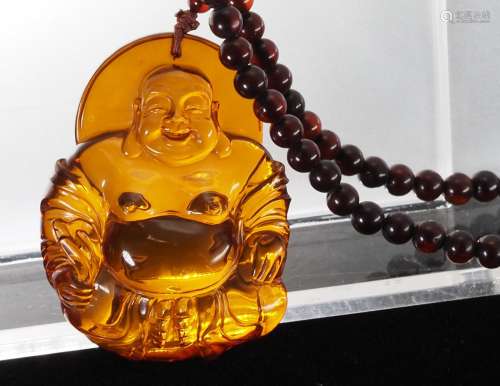 Natural amber necklace