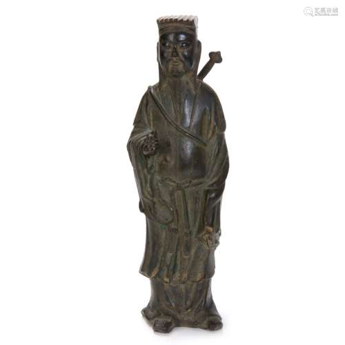 CHINESE MING DYNASTY BRONZE IMMORTAL FIGURE