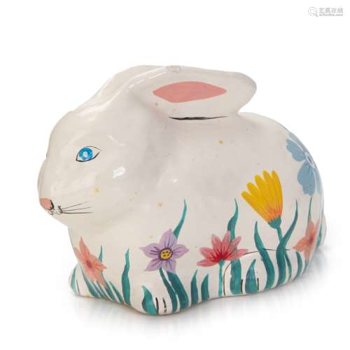 PAINTED RABBIT FIGURE