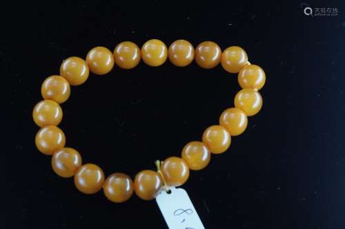 Natural amber bracelet