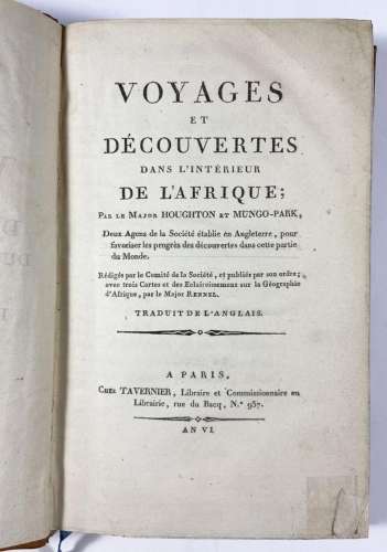 Houghton et Mungo-Park<br />
Voyages et découvertes de L'Afr...